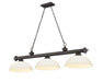 Z-Lite Canada - Three Light Billiard - Cordon - Bronze- Union Lighting Luminaires Decor