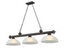 Z-Lite Canada - Three Light Billiard - Cordon - Bronze- Union Lighting Luminaires Decor