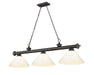 Z-Lite Canada - Three Light Billiard - Cordon - Bronze- Union Lighting Luminaires Decor