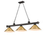 Z-Lite Canada - Three Light Billiard - Cordon - Bronze- Union Lighting Luminaires Decor