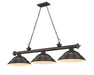 Z-Lite Canada - Three Light Billiard - Cordon - Bronze- Union Lighting Luminaires Decor