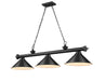 Z-Lite Canada - Three Light Billiard - Cordon - Matte Black- Union Lighting Luminaires Decor