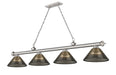 Z-Lite Canada - Four Light Billiard - Cordon - Brushed Nickel- Union Lighting Luminaires Decor