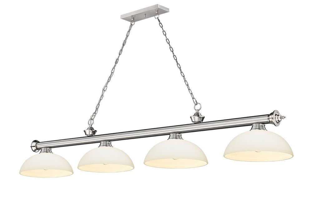 Z-Lite Canada - Four Light Billiard - Cordon - Brushed Nickel- Union Lighting Luminaires Decor