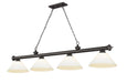 Z-Lite Canada - Four Light Billiard - Cordon - Bronze- Union Lighting Luminaires Decor