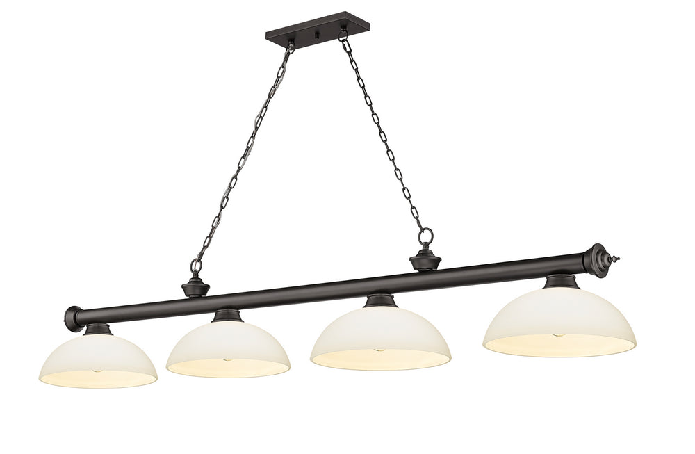 Z-Lite Canada - Four Light Billiard - Cordon - Bronze- Union Lighting Luminaires Decor