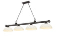 Z-Lite Canada - Four Light Billiard - Cordon - Bronze- Union Lighting Luminaires Decor