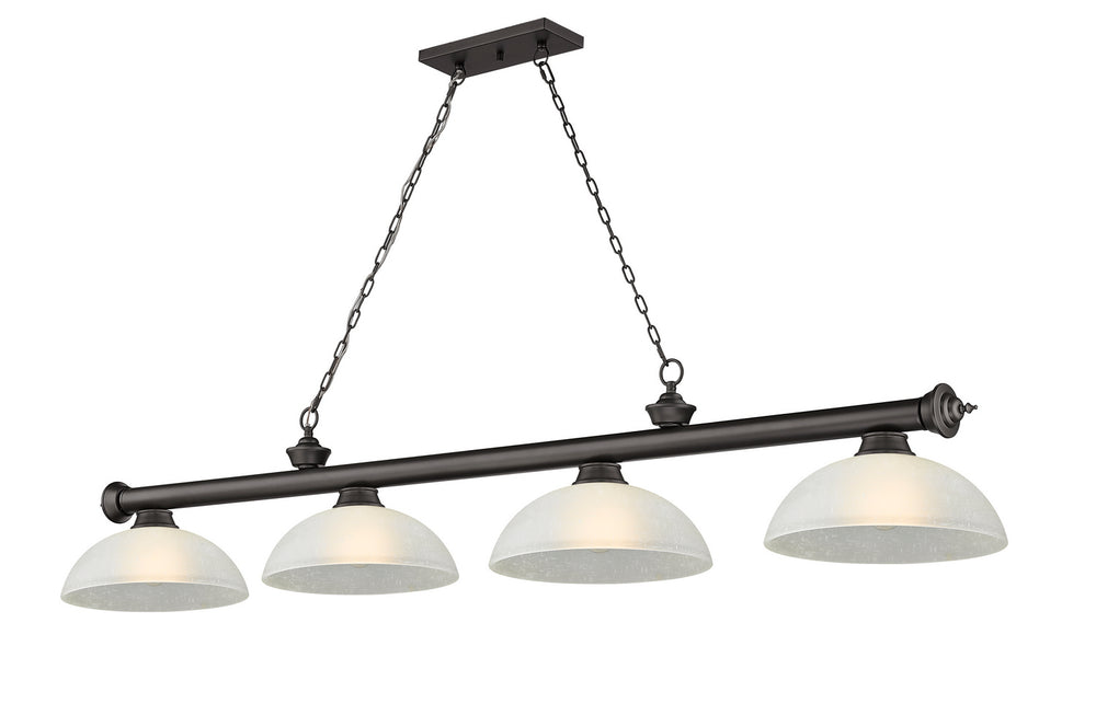 Z-Lite Canada - Four Light Billiard - Cordon - Bronze- Union Lighting Luminaires Decor