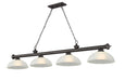 Z-Lite Canada - Four Light Billiard - Cordon - Bronze- Union Lighting Luminaires Decor