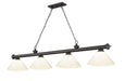Z-Lite Canada - Four Light Billiard - Cordon - Bronze- Union Lighting Luminaires Decor
