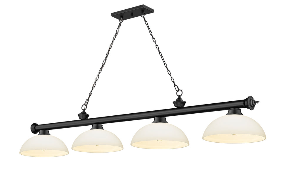 Z-Lite Canada - Four Light Billiard - Cordon - Matte Black- Union Lighting Luminaires Decor