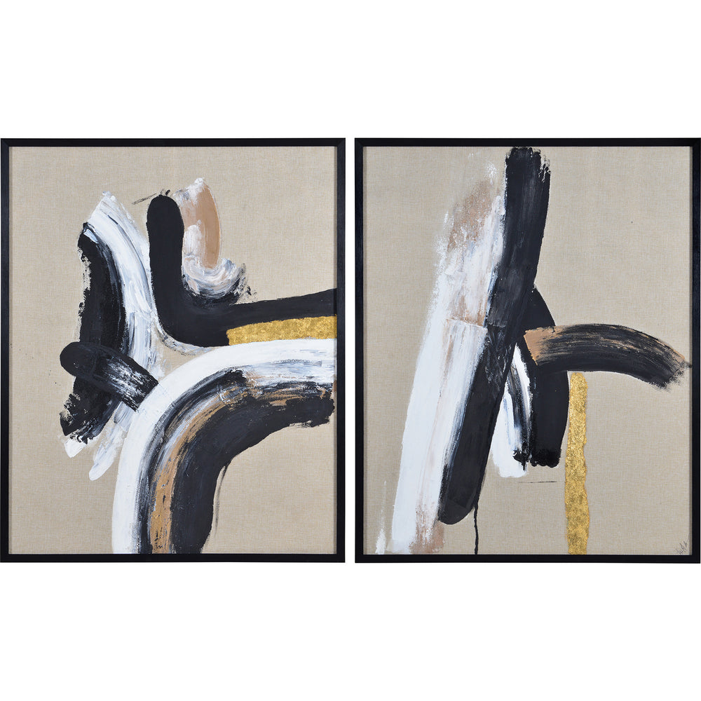 Renwil Canada - Canvas Art - Ilya - Black- Union Lighting Luminaires Decor