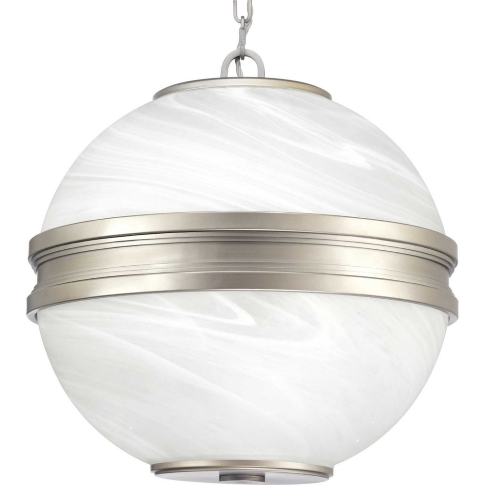 Progress Canada - Three Light Pendant - Point Dume-Moonrise - Antique Nickel- Union Lighting Luminaires Decor