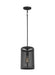 Visual Comfort Studio Canada - One Light Mini-Pendant - Gereon - Black- Union Lighting Luminaires Decor