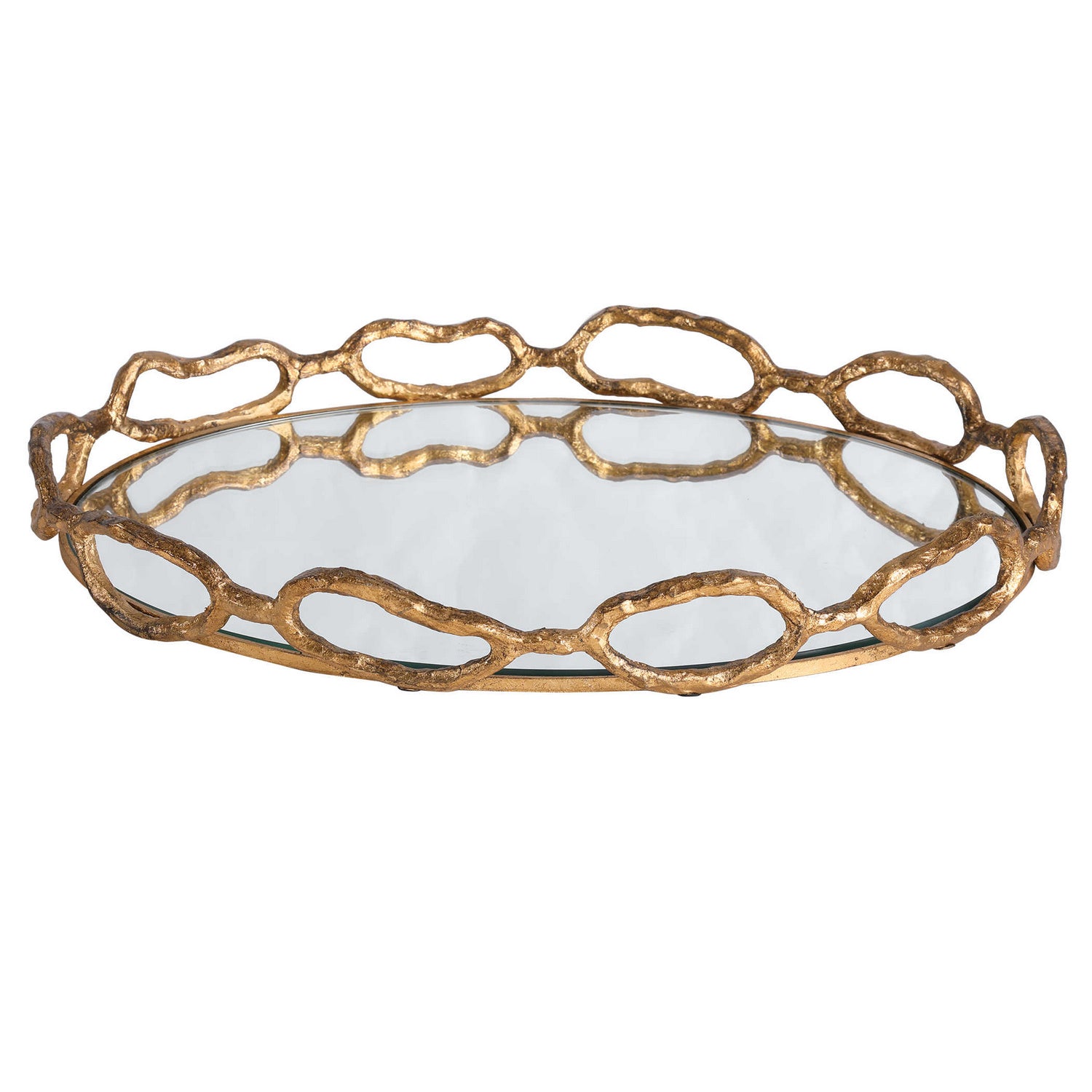 Uttermost - Tray - Cable - Gold Leaf- Union Lighting Luminaires Decor