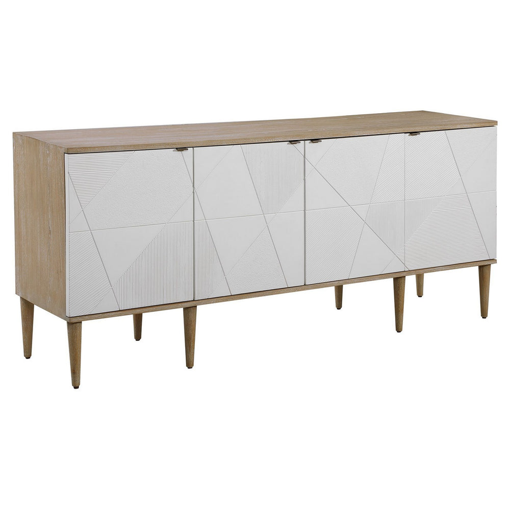 Uttermost - Sideboard Cabinet - Tightrope - Natural Oak- Union Lighting Luminaires Decor