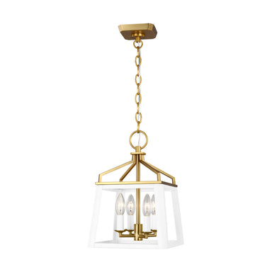 Visual Comfort Studio Canada - Four Light Lantern - Carlow - Matte White- Union Lighting Luminaires Decor