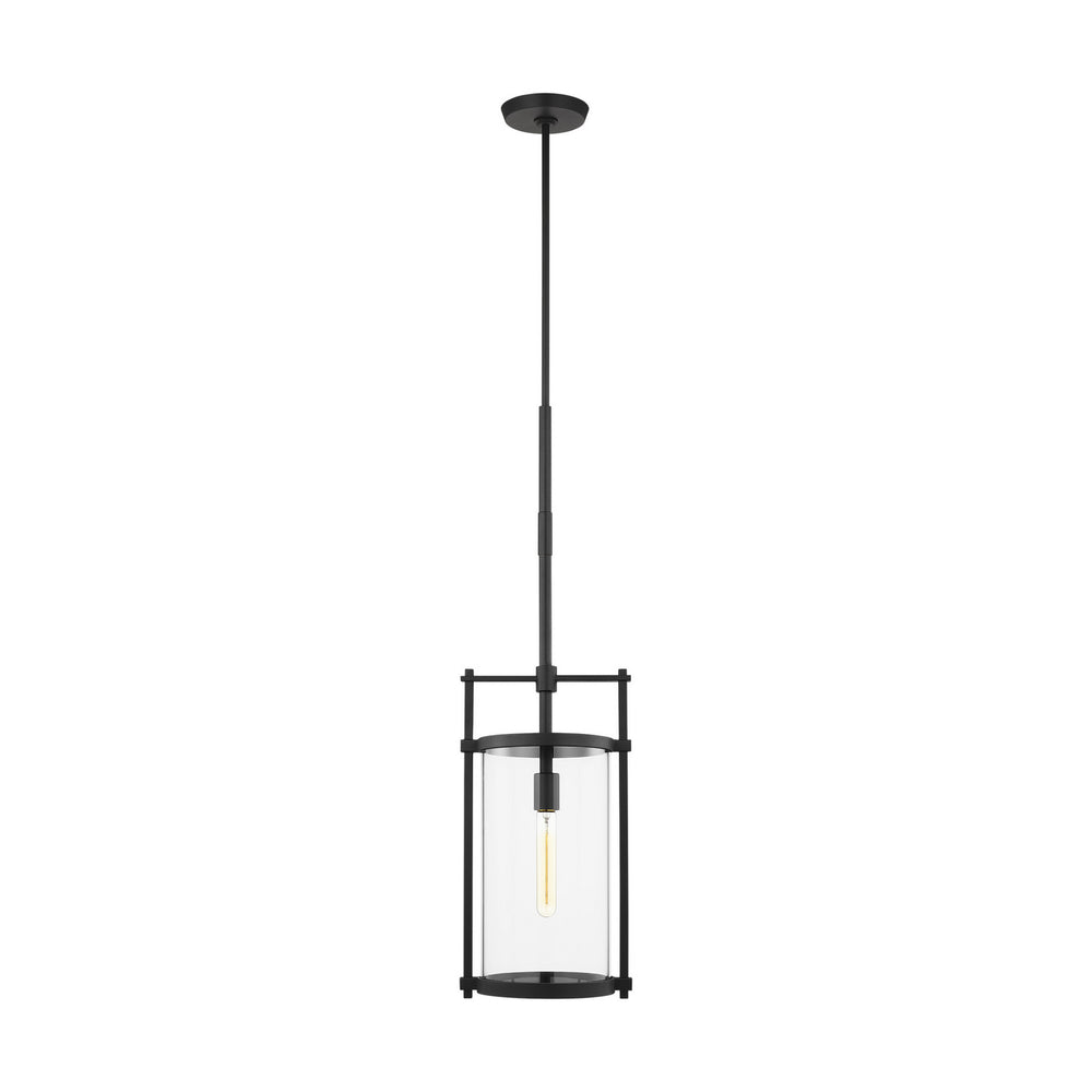 Visual Comfort Studio Canada - One Light Outdoor Pendant - Eastham - Textured Black- Union Lighting Luminaires Decor