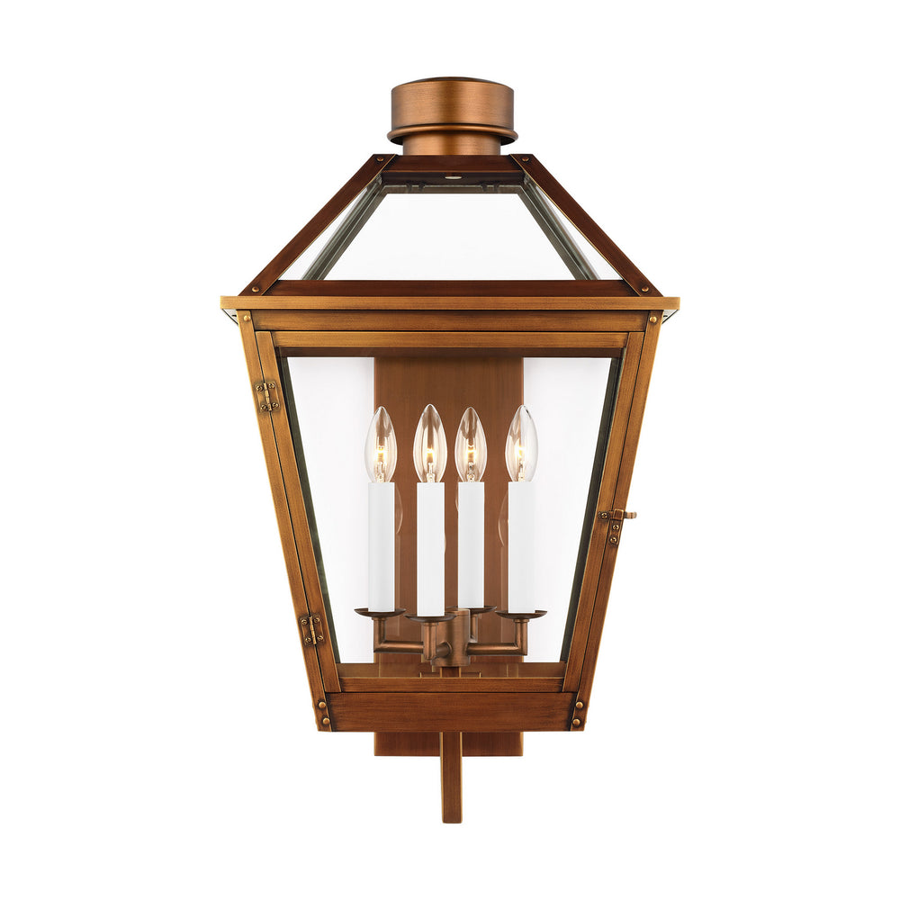 Visual Comfort Studio Canada - Four Light Lantern - Hyannis - Natural Copper- Union Lighting Luminaires Decor