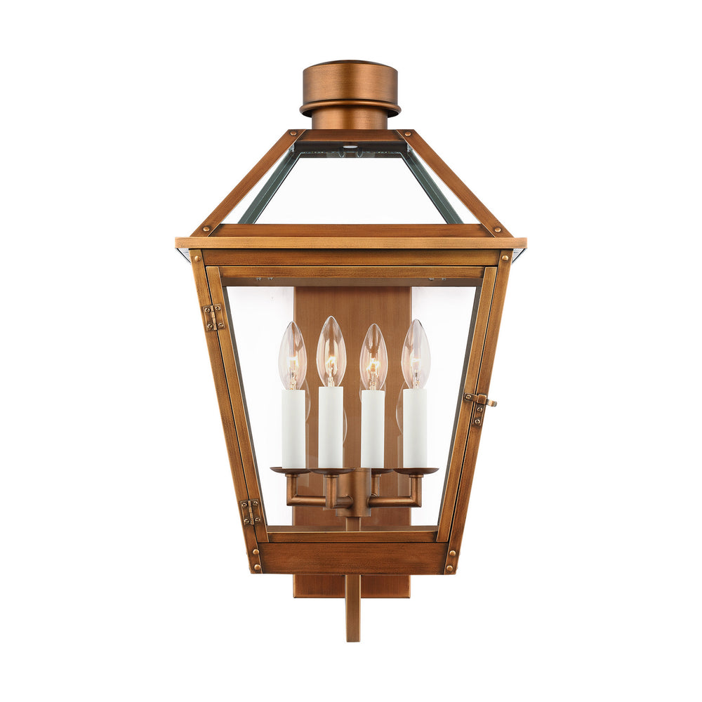 Visual Comfort Studio Canada - Four Light Lantern - Hyannis - Natural Copper- Union Lighting Luminaires Decor