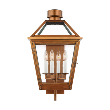 Visual Comfort Studio Canada - Four Light Lantern - Hyannis - Natural Copper- Union Lighting Luminaires Decor