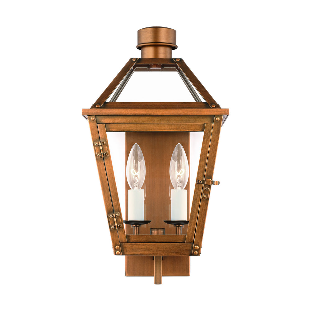 Visual Comfort Studio Canada - Two Light Wall Lantern - Hyannis - Natural Copper- Union Lighting Luminaires Decor