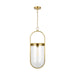 Visual Comfort Studio Canada - One Light Pendant - Blaine - Burnished Brass- Union Lighting Luminaires Decor
