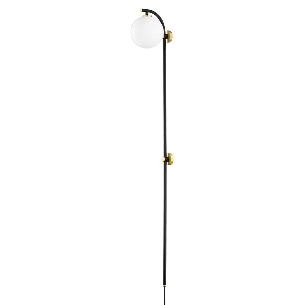 Mitzi Canada - LED Wall Sconce - Faye - Aged Brass/Soft Black- Union Lighting Luminaires Decor