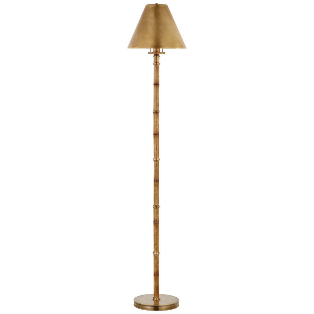 Ralph Lauren Canada - LED Floor Lamp - Dalfern - Waxed Bamboo and Natural Brass- Union Lighting Luminaires Decor