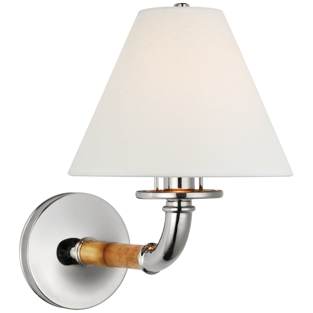 Ralph Lauren Canada - LED Wall Sconce - Dalfern - Waxed Bamboo and Polished Nickel- Union Lighting Luminaires Decor