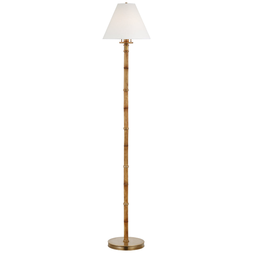 Ralph Lauren Canada - LED Floor Lamp - Dalfern - Waxed Bamboo and Natural Brass- Union Lighting Luminaires Decor