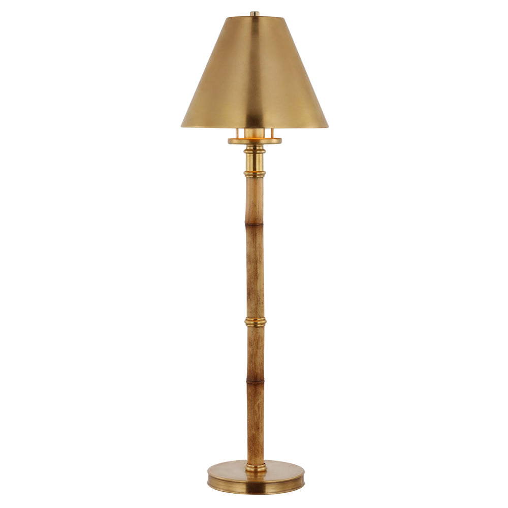 Ralph Lauren Canada - LED Desk Lamp - Dalfern - Waxed Bamboo and Natural Brass- Union Lighting Luminaires Decor
