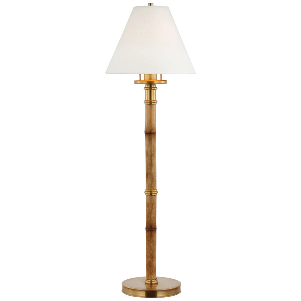 Ralph Lauren Canada - LED Desk Lamp - Dalfern - Waxed Bamboo and Natural Brass- Union Lighting Luminaires Decor