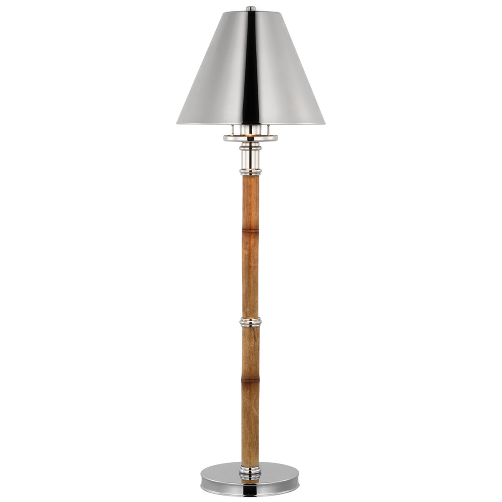 Ralph Lauren Canada - LED Desk Lamp - Dalfern - Waxed Bamboo and Polished Nickel- Union Lighting Luminaires Decor
