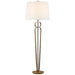 Visual Comfort Signature Canada - LED Floor Lamp - Valda - Hand-Rubbed Antique Brass and Matte Black- Union Lighting Luminaires Decor