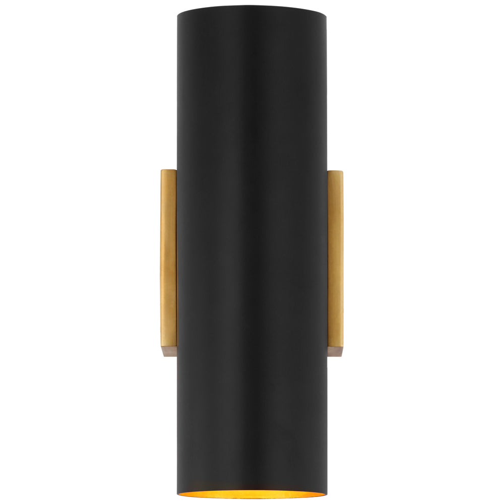 Visual Comfort Signature Canada - LED Wall Sconce - Nella - Hand-Rubbed Antique Brass and Matte Black- Union Lighting Luminaires Decor