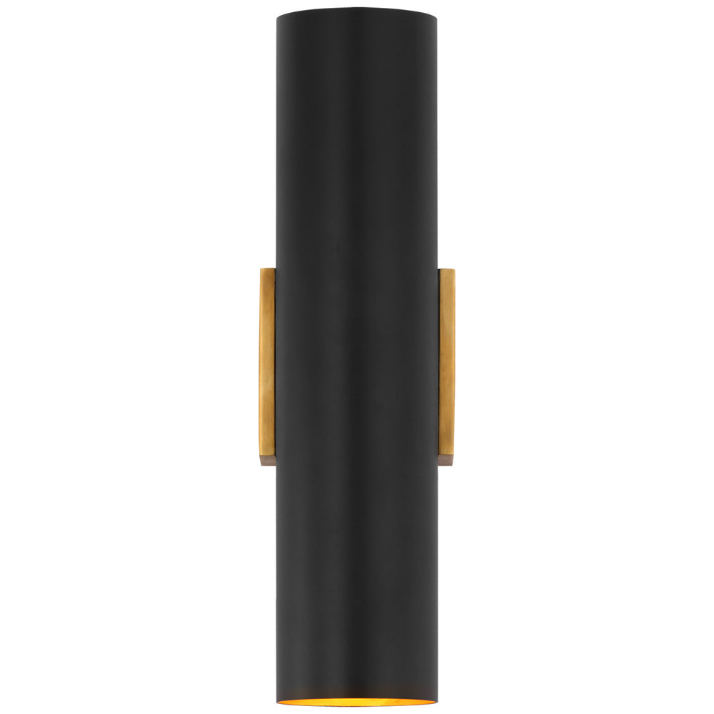 Visual Comfort Signature Canada - LED Wall Sconce - Nella - Hand-Rubbed Antique Brass and Matte Black- Union Lighting Luminaires Decor