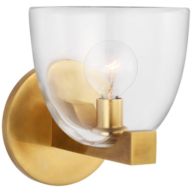 Visual Comfort Signature Canada - LED Wall Sconce - Carola - Hand-Rubbed Antique Brass- Union Lighting Luminaires Decor