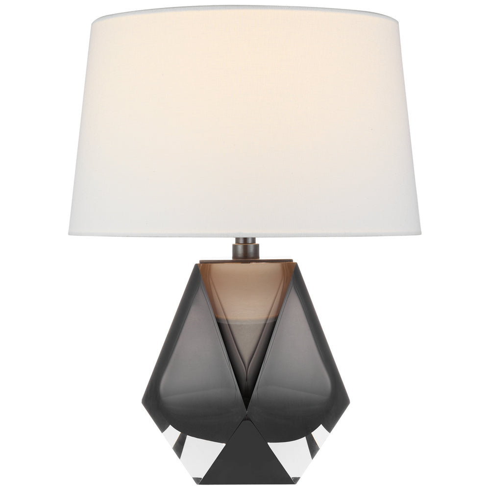 Visual Comfort Signature Canada - LED Table Lamp - Gemma - Smoked Glass- Union Lighting Luminaires Decor