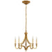 Visual Comfort Signature Canada - LED Chandelier - Mykonos - Antique-Burnished Brass- Union Lighting Luminaires Decor