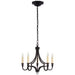 Visual Comfort Signature Canada - LED Chandelier - Mykonos - Aged Iron- Union Lighting Luminaires Decor