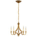 Visual Comfort Signature Canada - LED Chandelier - Mykonos - Gilded Iron- Union Lighting Luminaires Decor