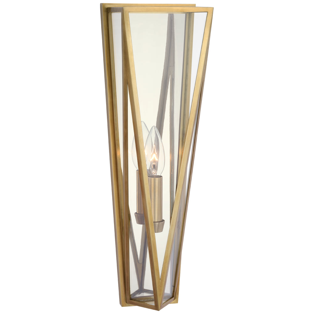 Visual Comfort Signature Canada - LED Wall Sconce - Lorino - Hand-Rubbed Antique Brass- Union Lighting Luminaires Decor