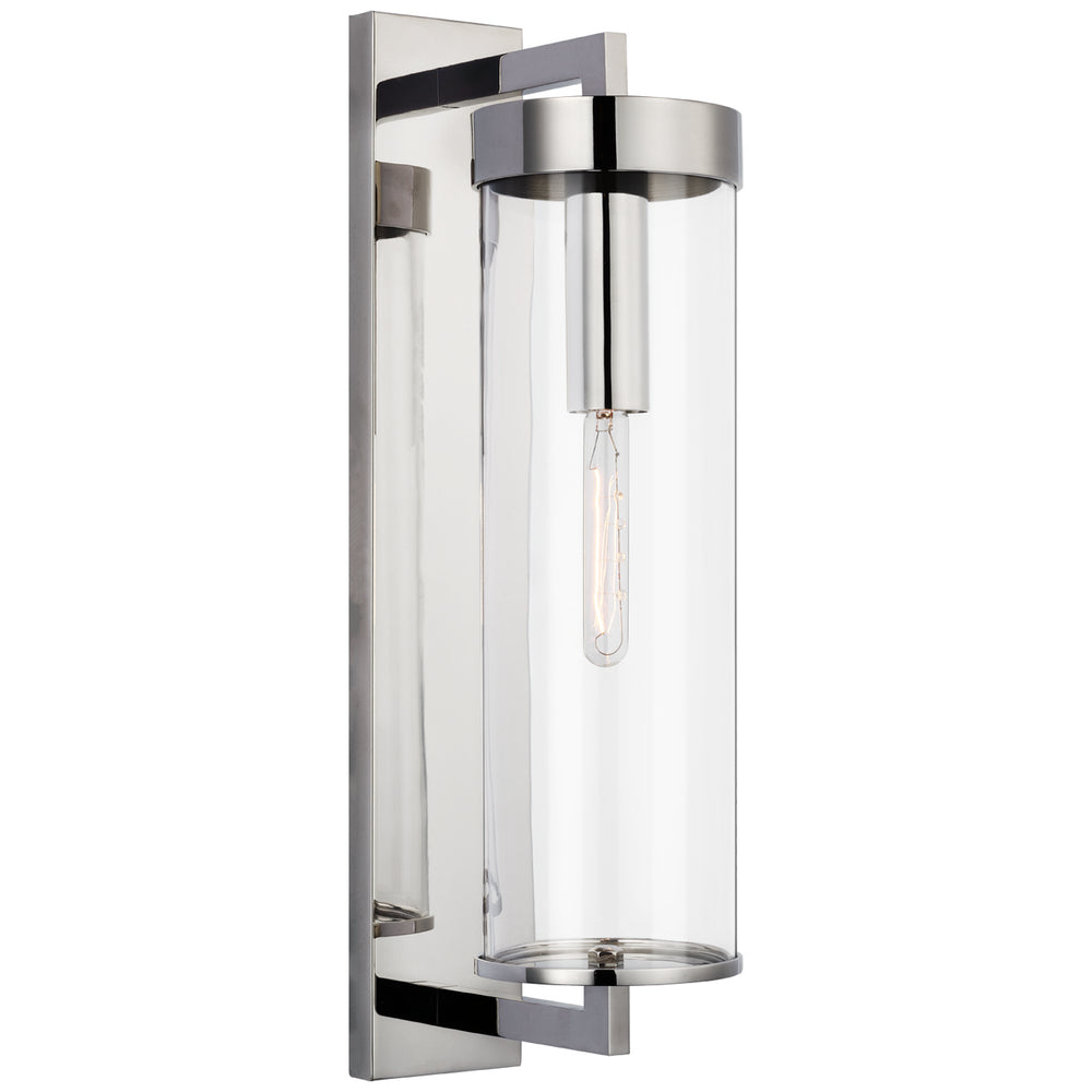 Visual Comfort Signature Canada - One Light Outdoor Wall Sconce - Liaison - Polished Nickel- Union Lighting Luminaires Decor