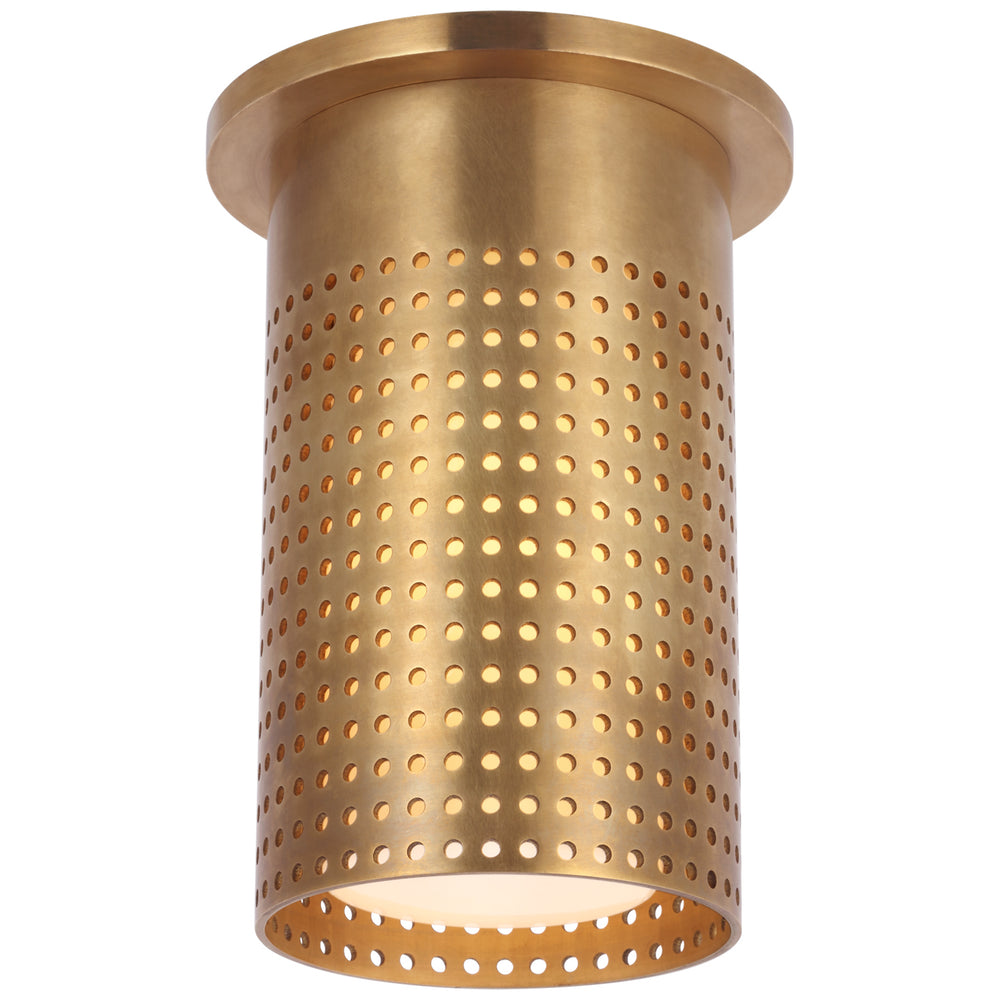 Visual Comfort Signature Canada - LED Flush Mount - Precision - Antique-Burnished Brass- Union Lighting Luminaires Decor