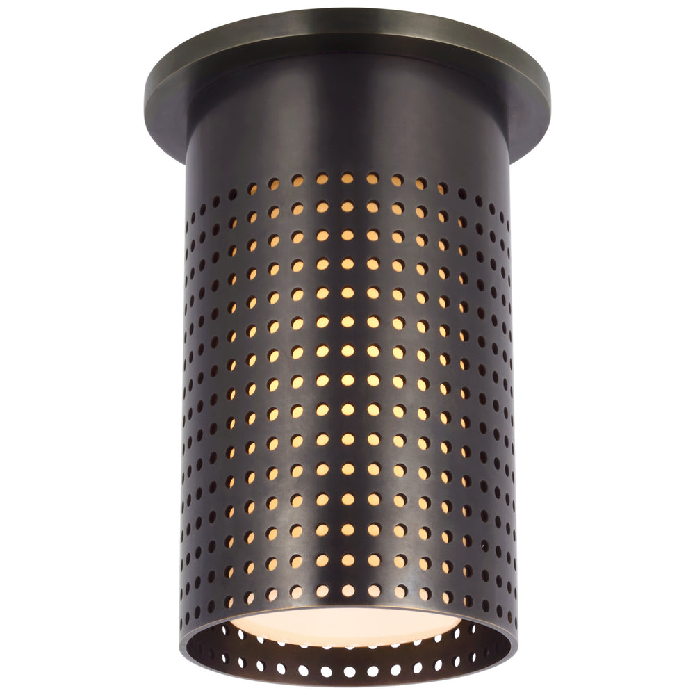 Visual Comfort Signature Canada - LED Flush Mount - Precision - Bronze- Union Lighting Luminaires Decor