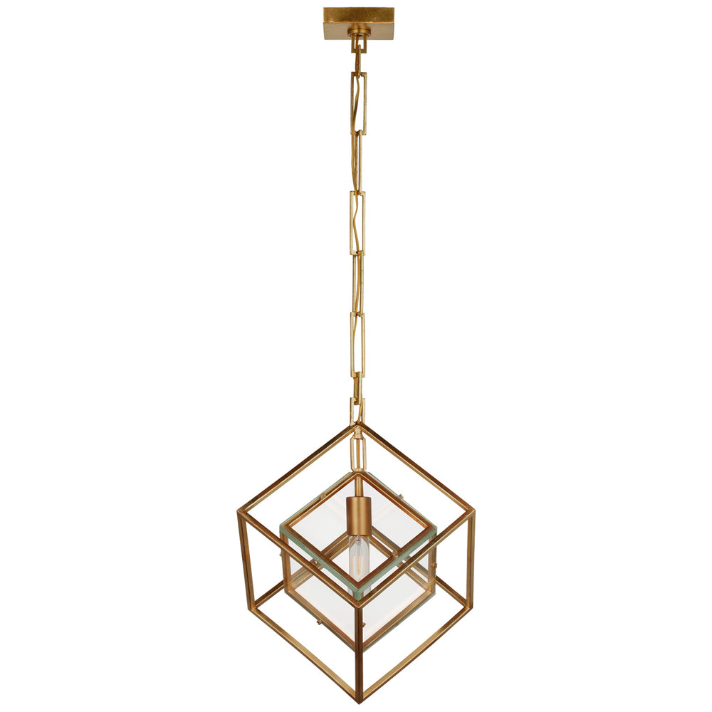Visual Comfort Signature Canada - LED Pendant - Cubed - Gild- Union Lighting Luminaires Decor