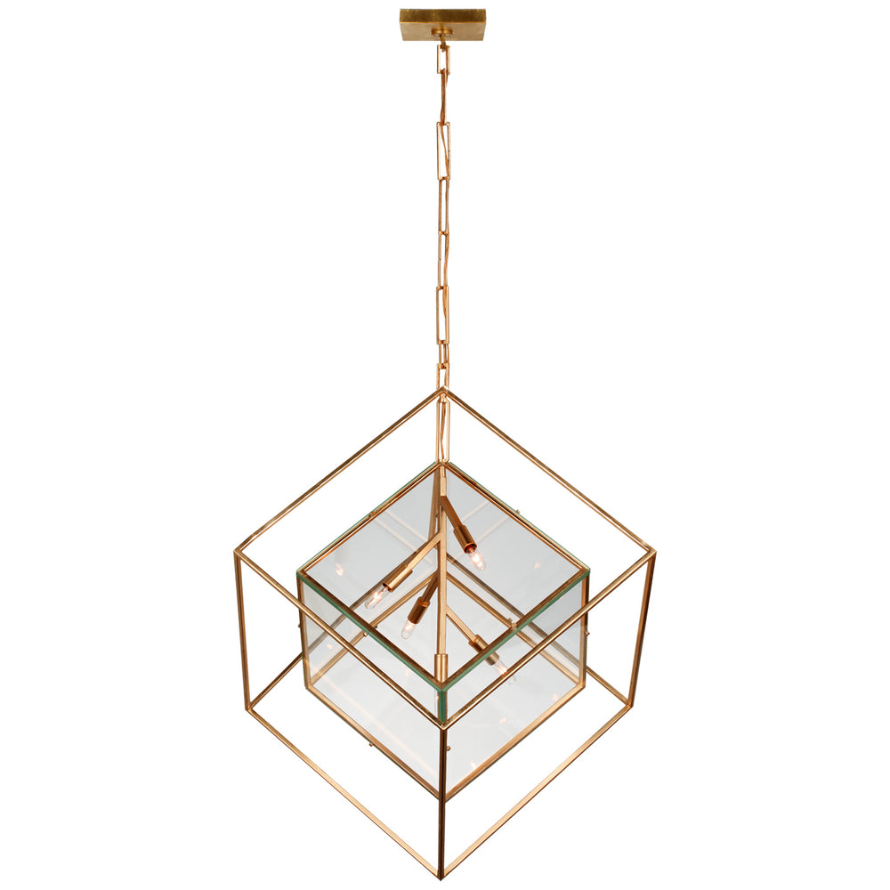 Visual Comfort Signature Canada - LED Pendant - Cubed - Gild- Union Lighting Luminaires Decor