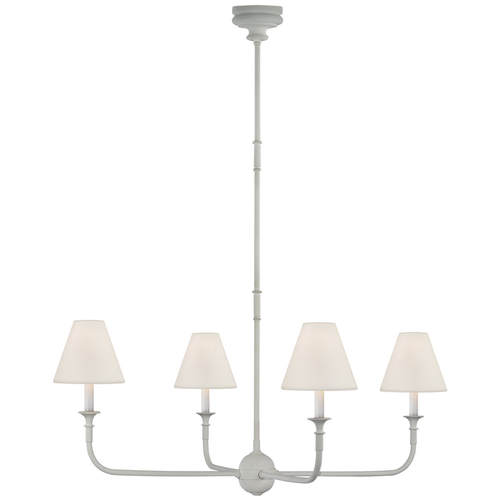 Visual Comfort Signature Canada - Four Light Chandelier - Piaf - Plaster White- Union Lighting Luminaires Decor