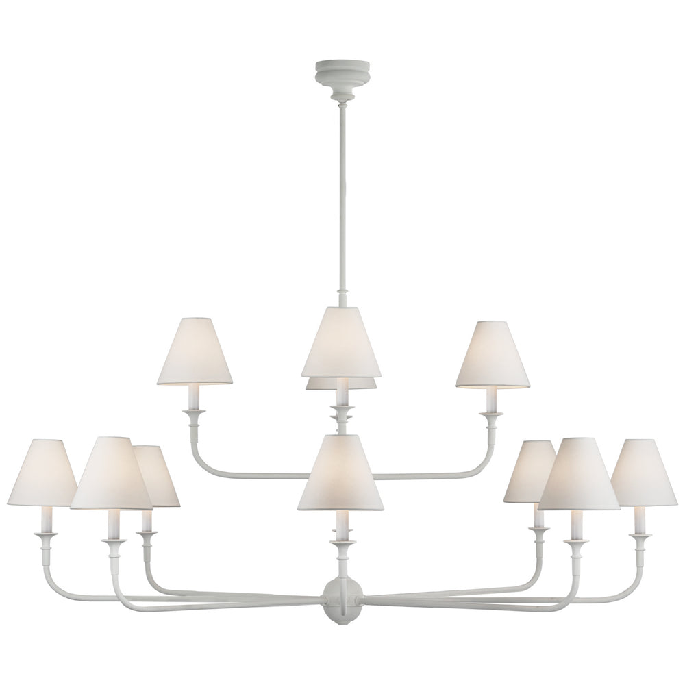 Visual Comfort Signature Canada - LED Chandelier - Piaf - Plaster White- Union Lighting Luminaires Decor